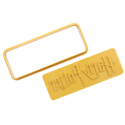 12"X8" Oblong Silver Double Thick Card (3mm)