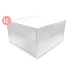 12'' White Cake Boxes