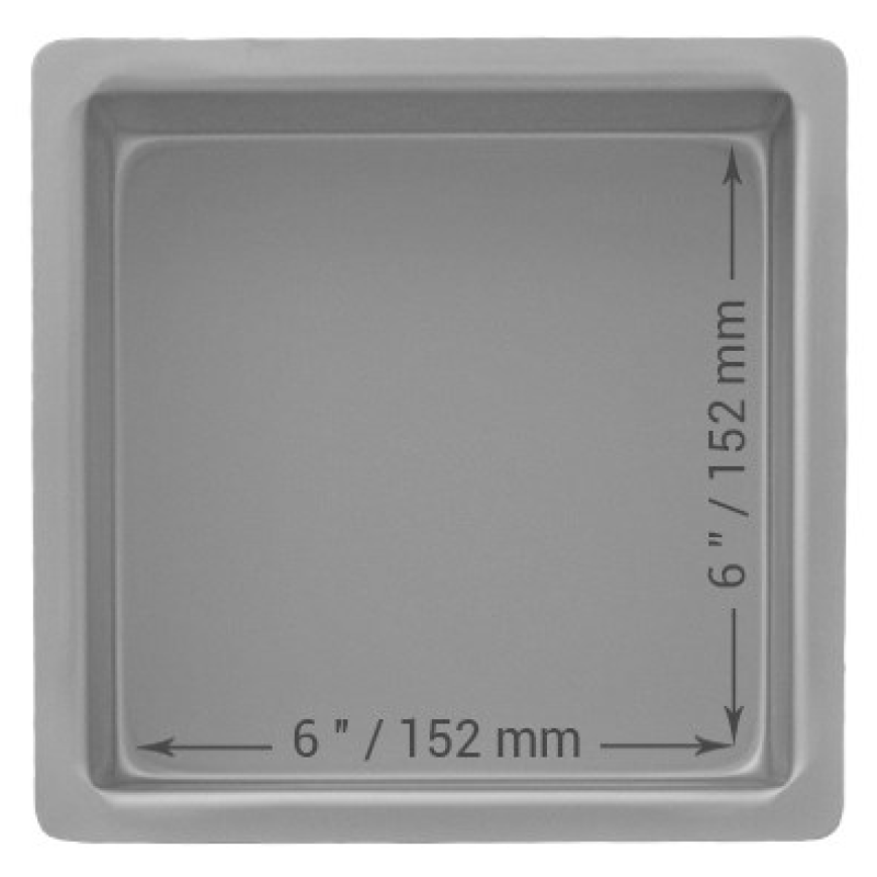 PME : Square Cake Tin - 6" x 3'' Deep