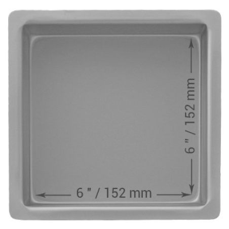PME : Square Cake Tin - 6" x 3'' Deep
