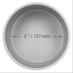 PME : Round Cake Tin - 5" x 4'' Deep