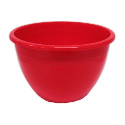 1lb Red Pudding Bowl & Lid