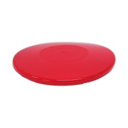 1lb Red Pudding Bowl & Lid