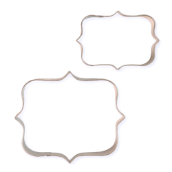 Cookie & Plaque Cutter Style 1 - Set of 2