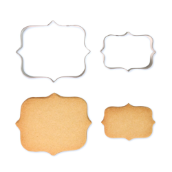 Cookie & Plaque Cutter Style 1 - Set of 2