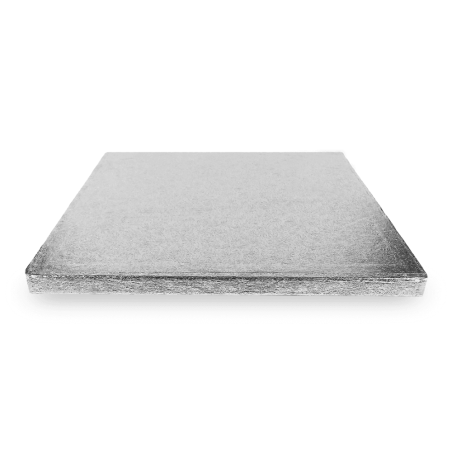 7''Cake Board Square Silver