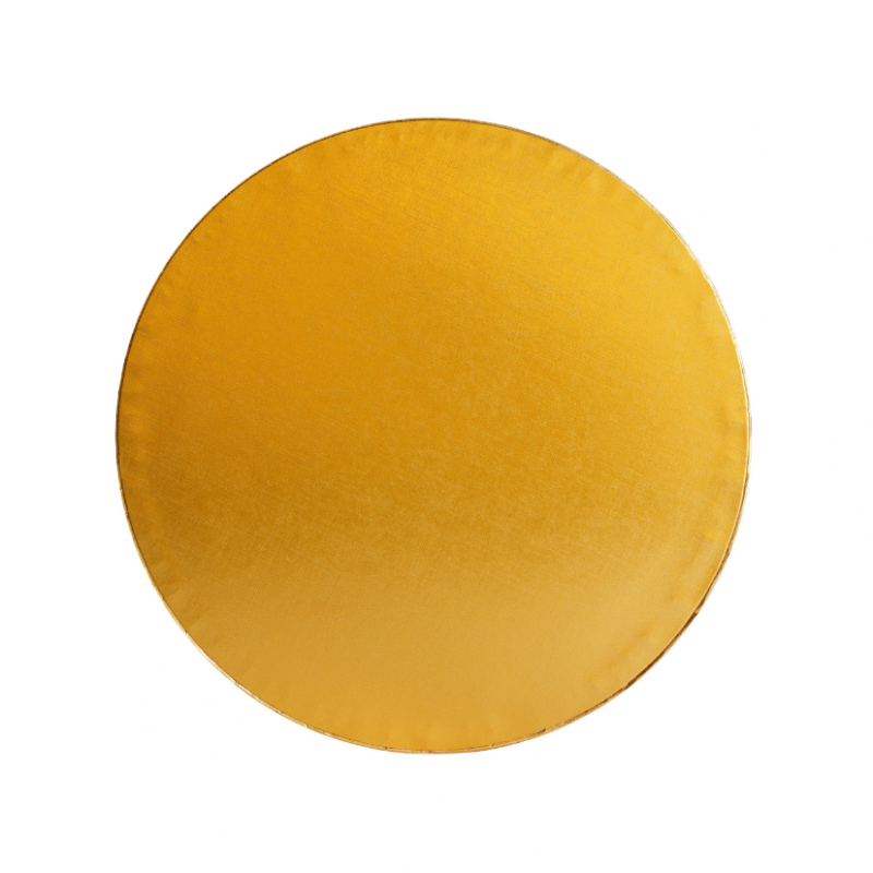 12'' Cake Board Extra Strong Round - Gold