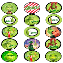 The Grinch 01 Edible Toppers - Set Of 15