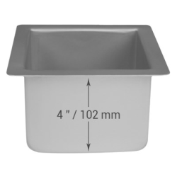 PME : Square Cake Tin - 4" x 4'' Deep