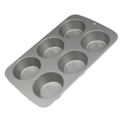 PME Non Stick 6 Cup Large Muffin Pan  - (31.3 x 21.7 x 4cm / 12.3 x 8.5 x 1.6”)