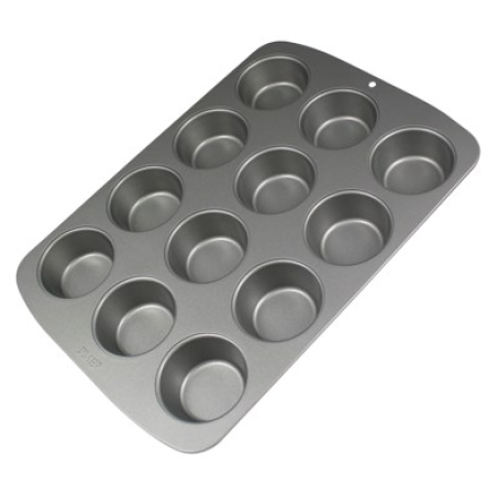 PME Non Stick 12 Cup Muffin Pan -  (45 x 26.5 x 5cm / 17.7 x 10.4 x 2”)