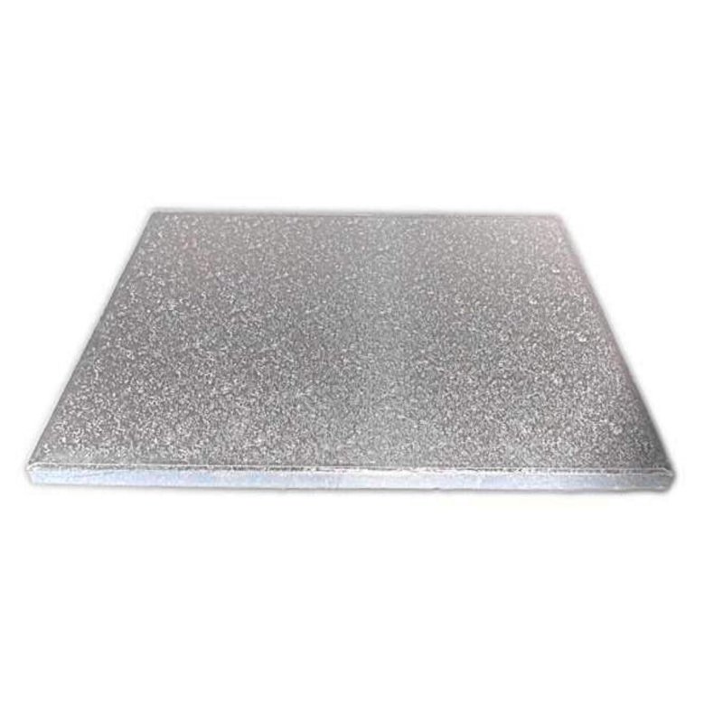 16'' x 14'' Cake Board Oblong Silver