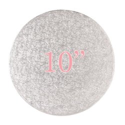 10" Cake Board Round Silver