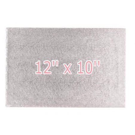 13'' x 9'' Cake Board Oblong Silver