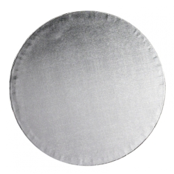 18'' Cake Board Extra Strong Round - Silver