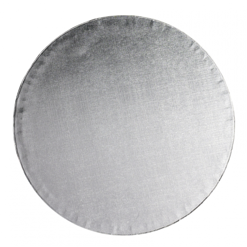 18'' Cake Board Extra Strong Round - Silver