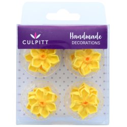 Piping Daffodils Sugar Decorations - Set Of 12