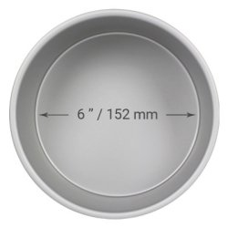 PME : Round Cake Tin - 6" x 4'' Deep