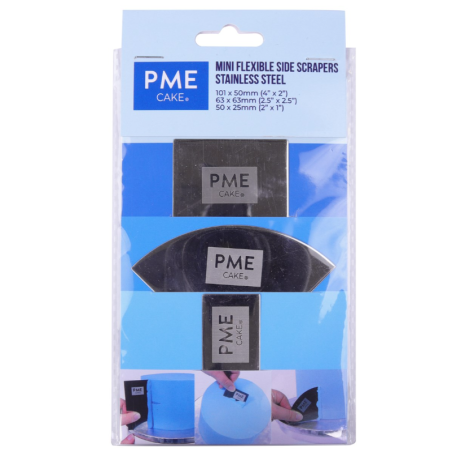 PME Mini Flexible Side Scrapers - Set Of 3