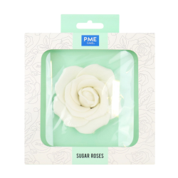 PME - White Sugar Rose 90mm - Set of 1