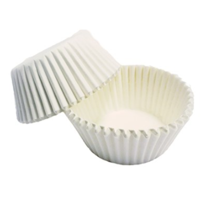 PME Paper Baking Cases Mini White - Set Of100