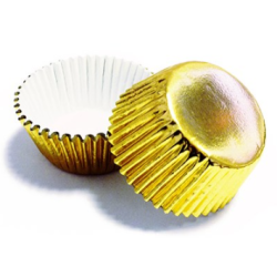 PME Metallic Baking Cases Mini Gold - Set Of 45