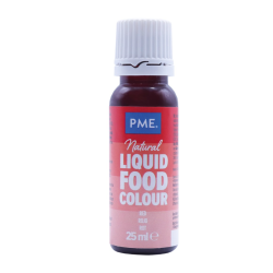 PME 100% Natural Food Colour Liquid Red - 25ml