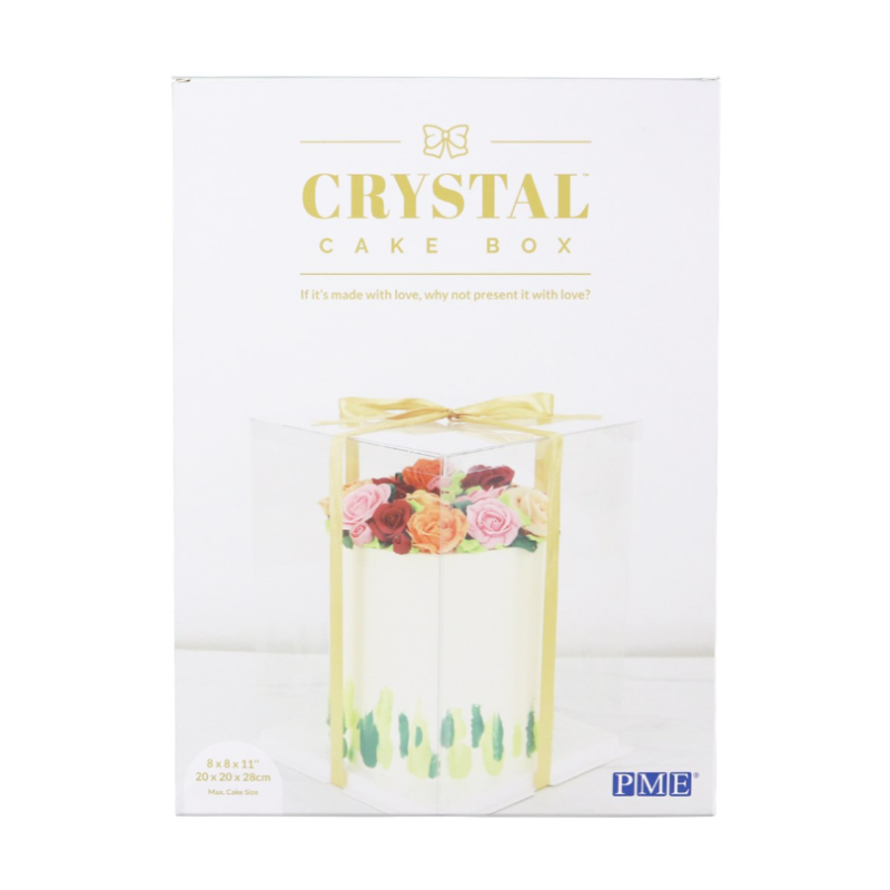 PME CRYSTAL Cake Box - 8 inch (20cm)