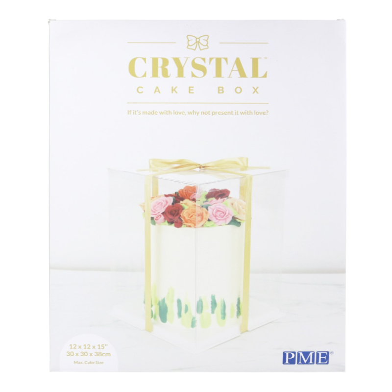 PME CRYSTAL Cake Box - 12 inch (30cm)