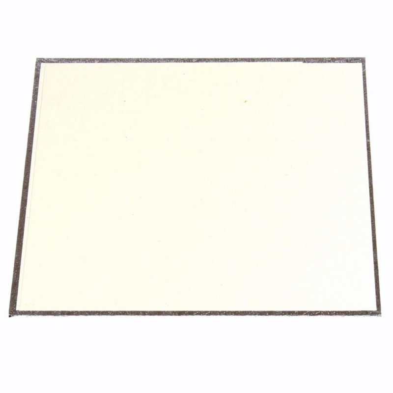 8" Square Single Thick Cake Card Silver