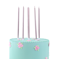 PME Candles - Rose Gold Extra Tall with Holders (18cm / 7")