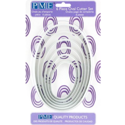 PME Classic Shapes Cutters Oval - Set of 6