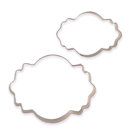 Cookie & Plaque Cutter Style 4 - Set of 2