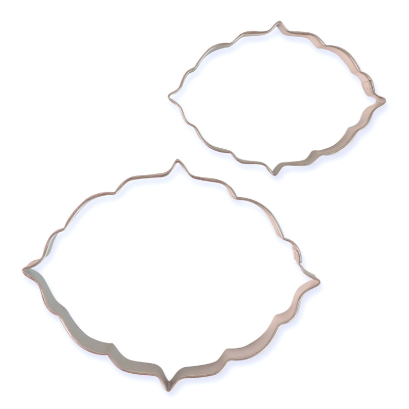 Cookie & Plaque Cutter Style 6 - Set of 2