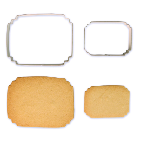 Cookie & Plaque Cutter Style 7 - Set of 2