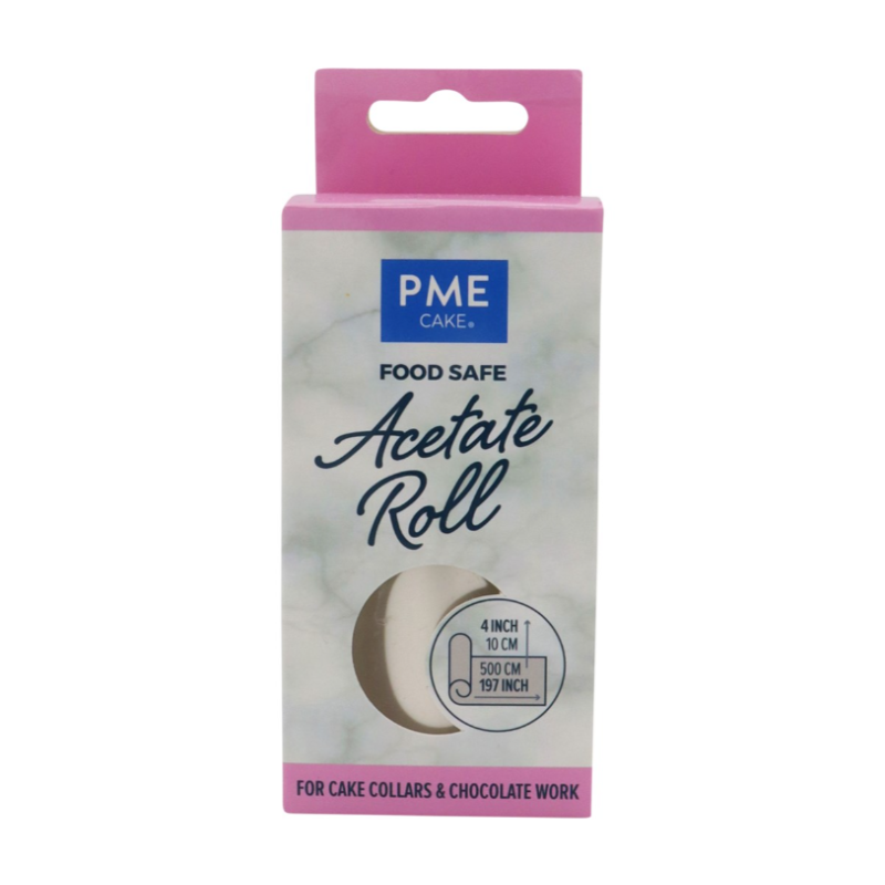 Food Safe Acetate 5 Meter Roll – 4inch / 10cm