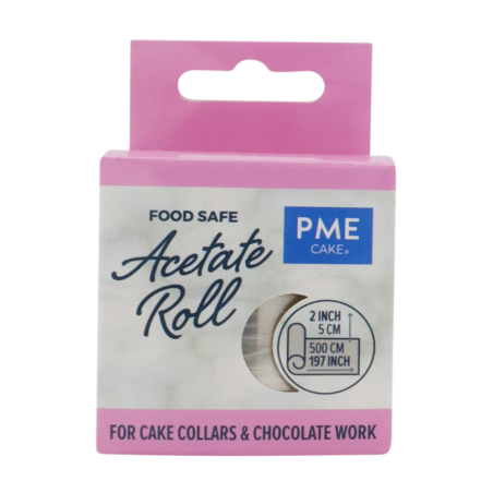 Food Safe Acetate 5 Meter Roll – 2inch / 5cm