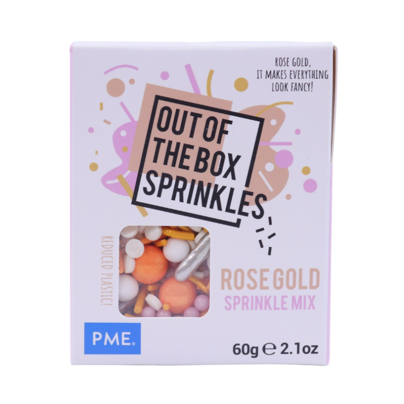 PME Out of the Box Sprinkles Rose Gold - 60g