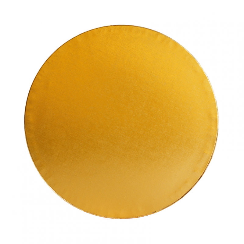 14'' Cake Board Extra Strong Round - Gold