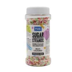 PME Multi-Coloured Sugar Strands (80g / 2.82oz)