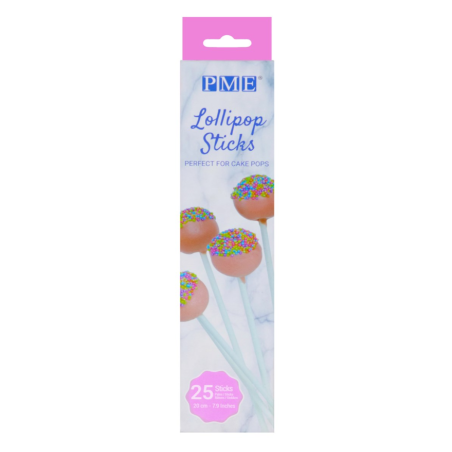 PME 7.9" Lollipop Sticks - Pack of 25