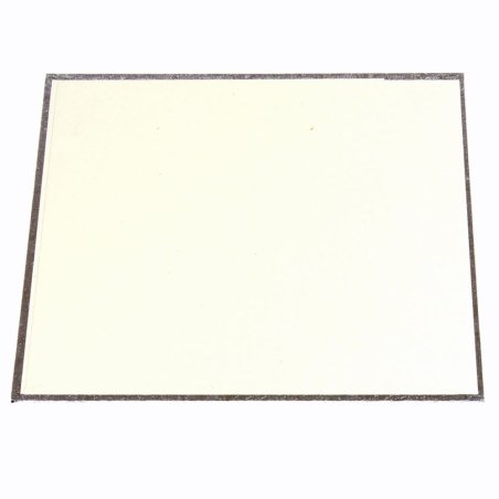 14" Square Single Thick Cake Card Silver