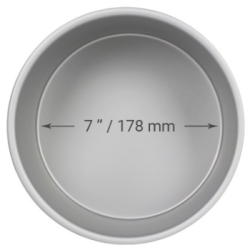 PME : Round Cake Tin - 7" x 4'' Deep