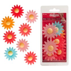 Dekora Wafer Assortment 15 Wafer Colour Daisy