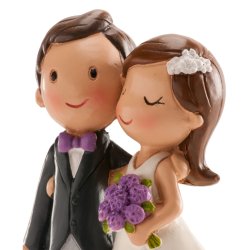 Dekora Wedding Couple "Just Married Car" - 12 Cm