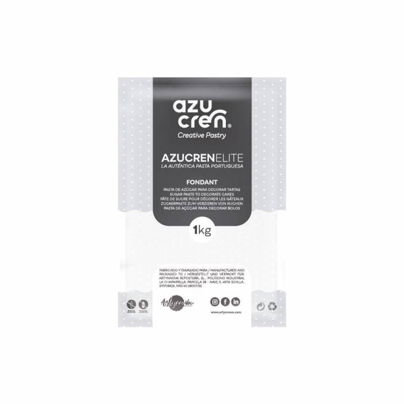 AzucrenElite Fondant White ( E171 Free) - 1Kg