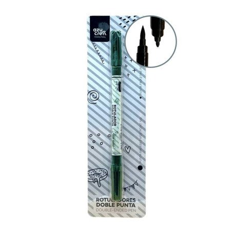 Azucren Double Ended Pen - Green Moss