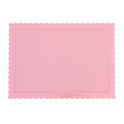 16'' X 12'' Extra Strong Oblong Cake Card Baby Pink - 30 x 40 x 3mm