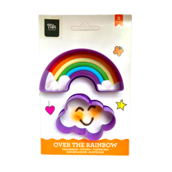 Rainbow And Cloud Cutters - Set Of 2