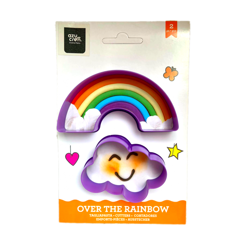 Rainbow And Cloud Cutters - Set Of 2